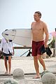 vincent cassel goes shirtless for surf session 05