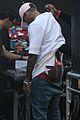chris brown performs with rick ross on jimmy kimmel 09