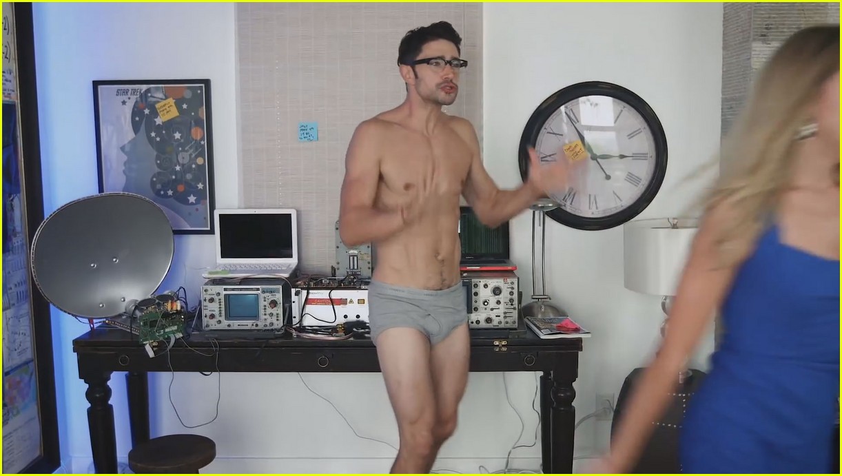 matt dallas goes shirtless in just his underwear for webseries 15