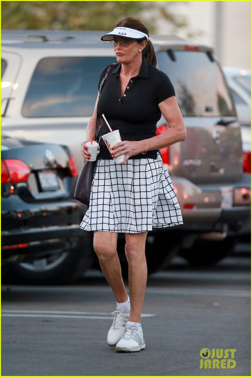 caitlyn jenner hits the golf course 243521599