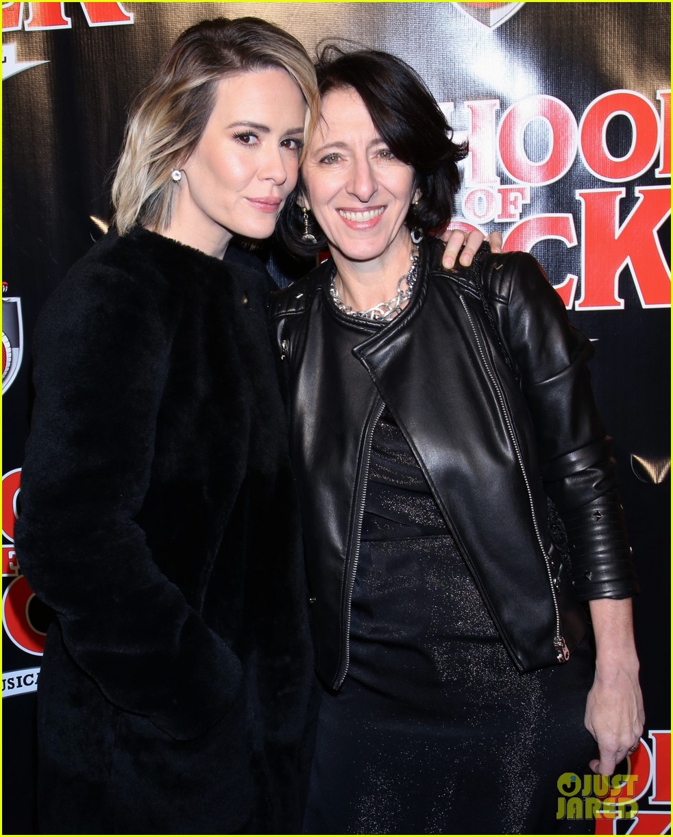 sarah paulson holland taylor couple up with neil patrick harris at school of rock broadway 213524495