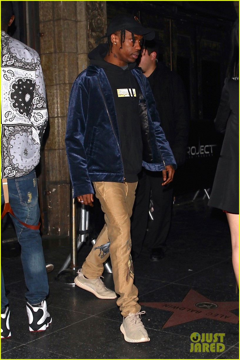 travis scott wearing yeezy