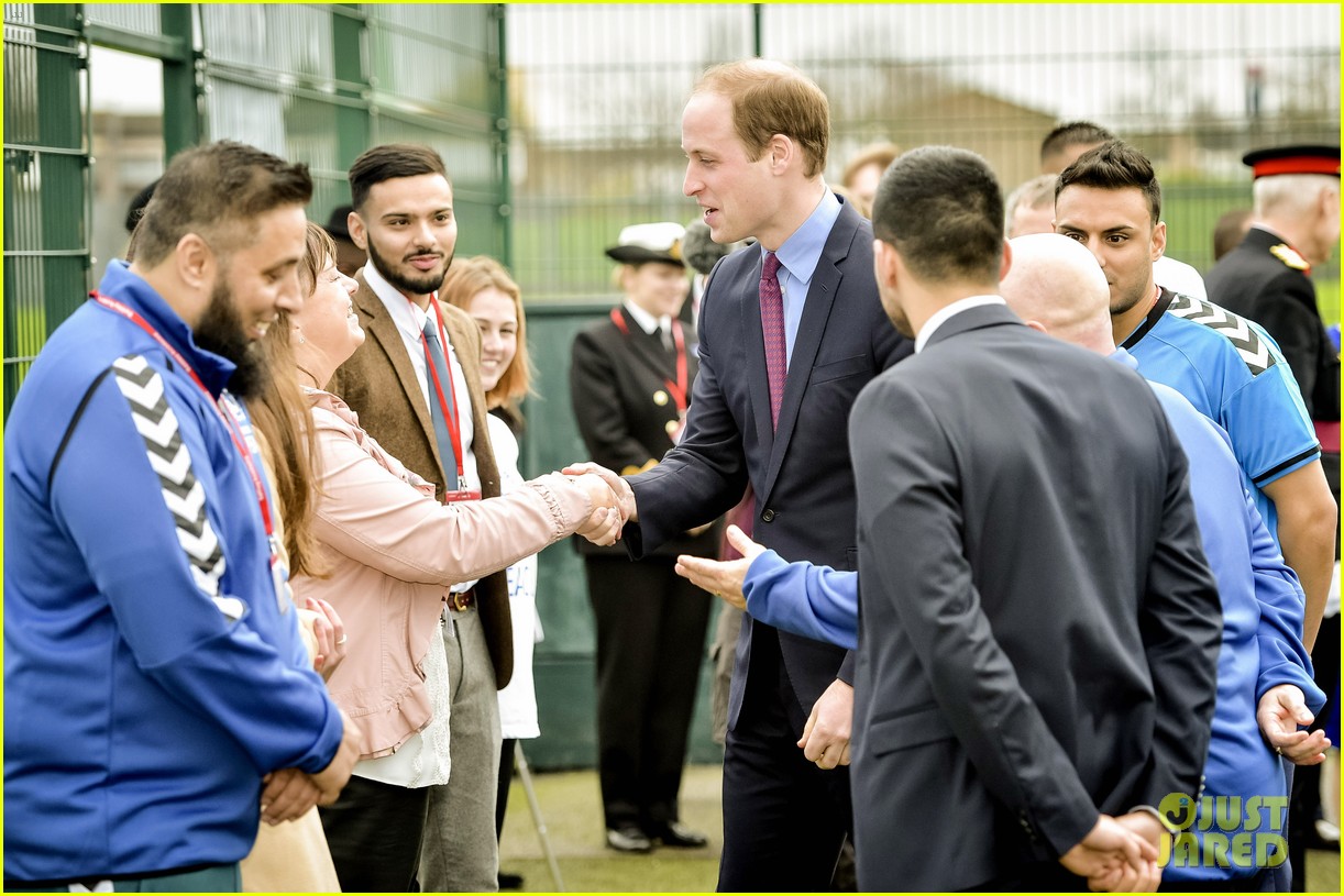 prince william plays ball at saltley academy 10