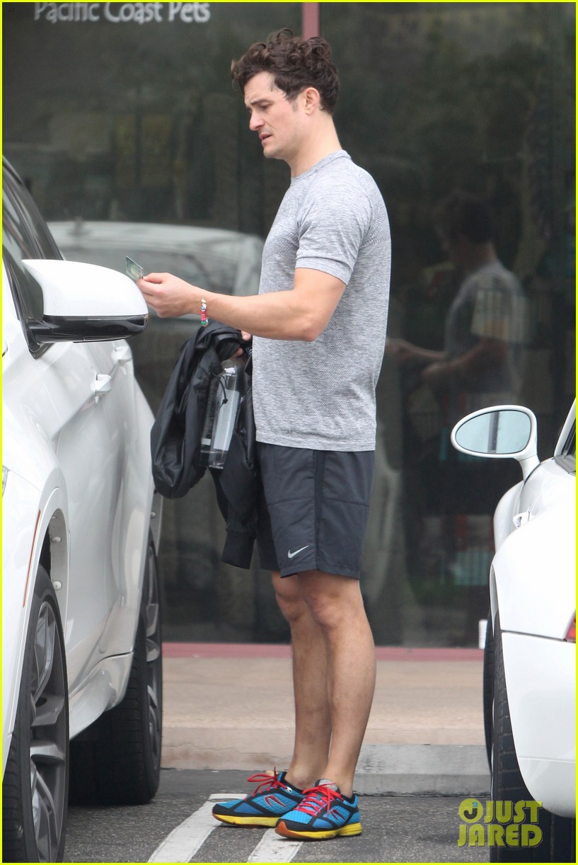 orlando bloom looks buff hot as ever after his workout 153555853