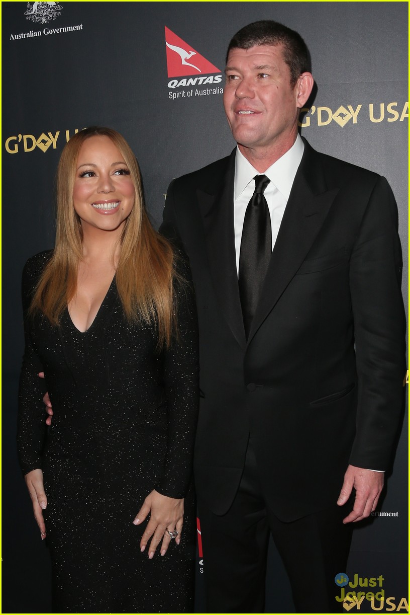 Mariah Carey Flaunts Engagement Ring on Red Carpet with Fiance James Packer! Photo 3563025