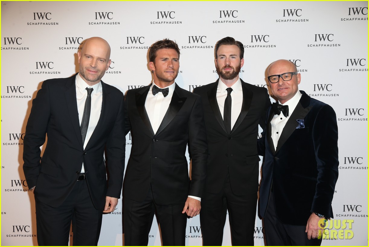 scott eastwood chris evans more celebrate pilots watches at iwc 113556100