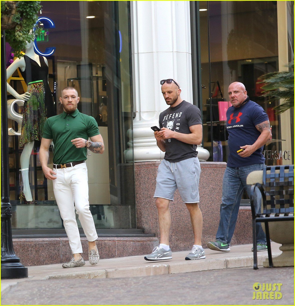 ufc conor mcgregor shows off fashion cred on rodeo drive 153558396