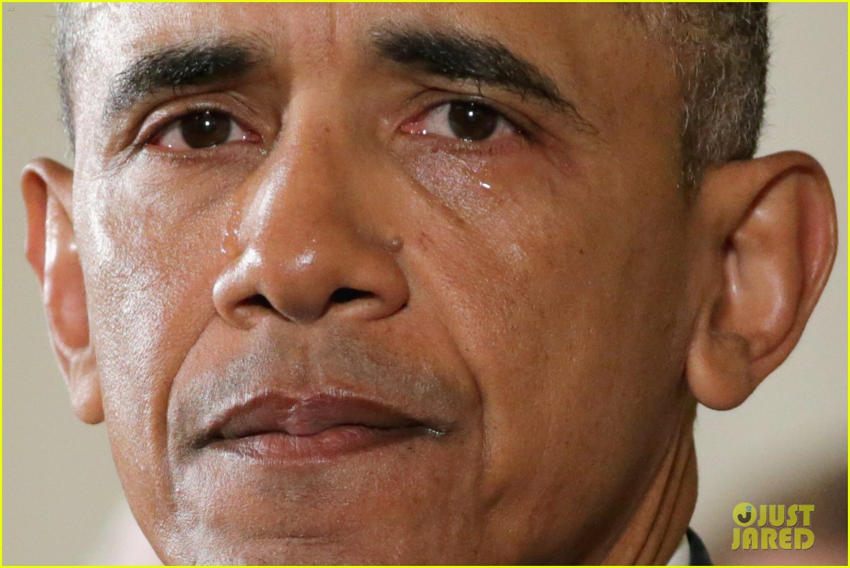 president obama gets emotional gun violence 083543820
