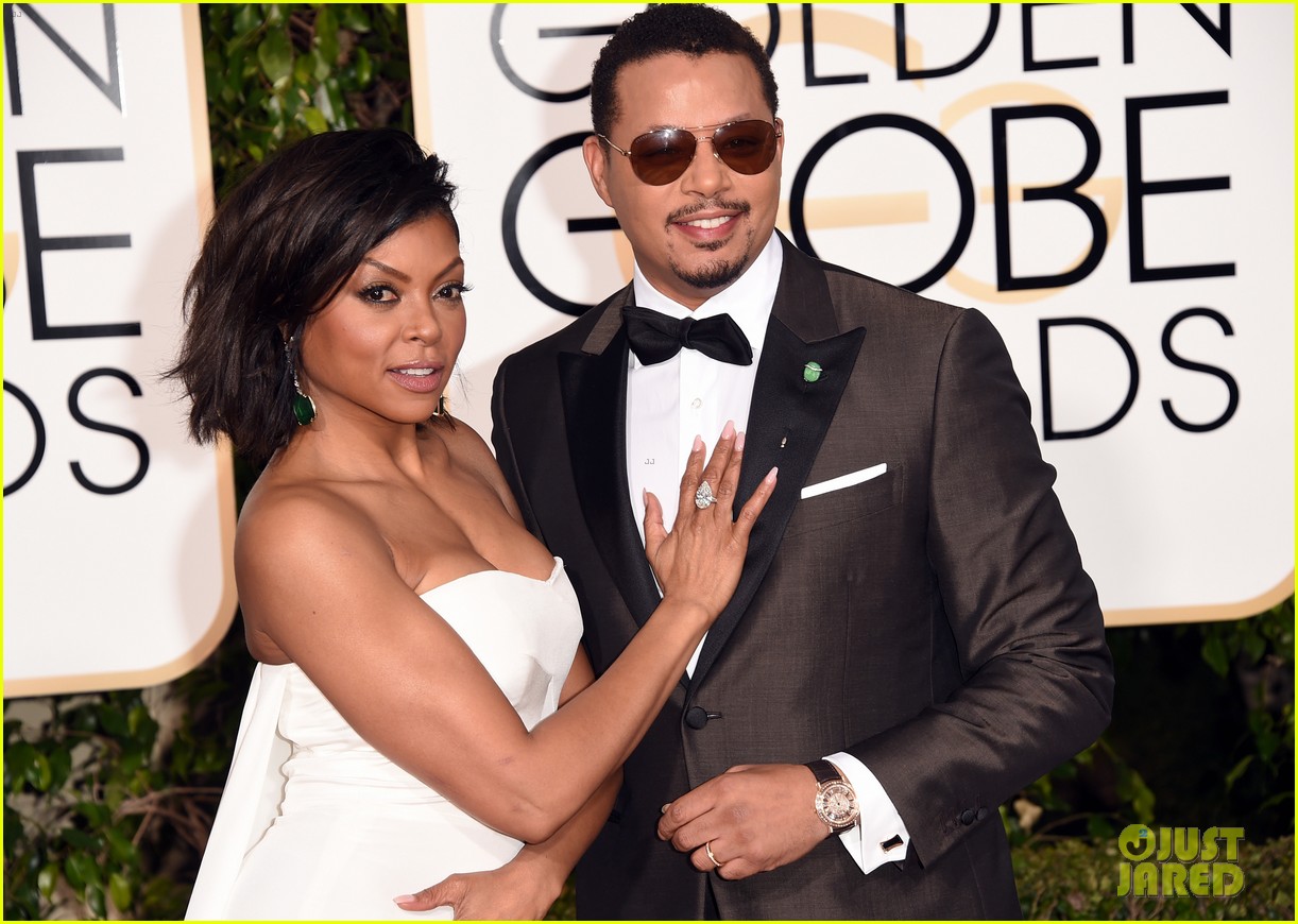 terrence howard joined by ex wife at 2016 golden globes 093548953