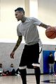 chris brown basketball game bodyguard 09