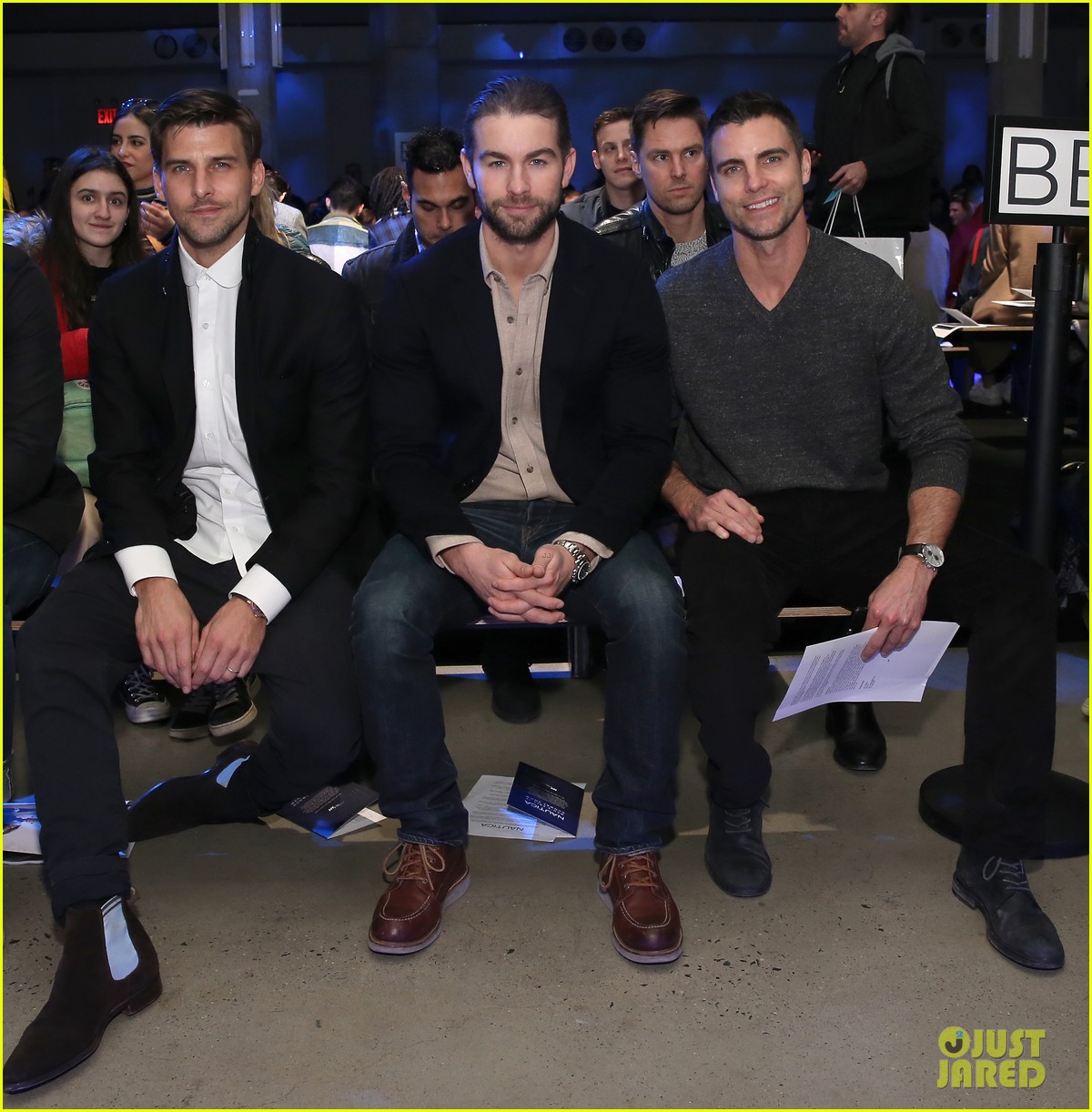 Chace Crawford & Colin Egglesfield Buddy Up At Nautica NYFWM Show