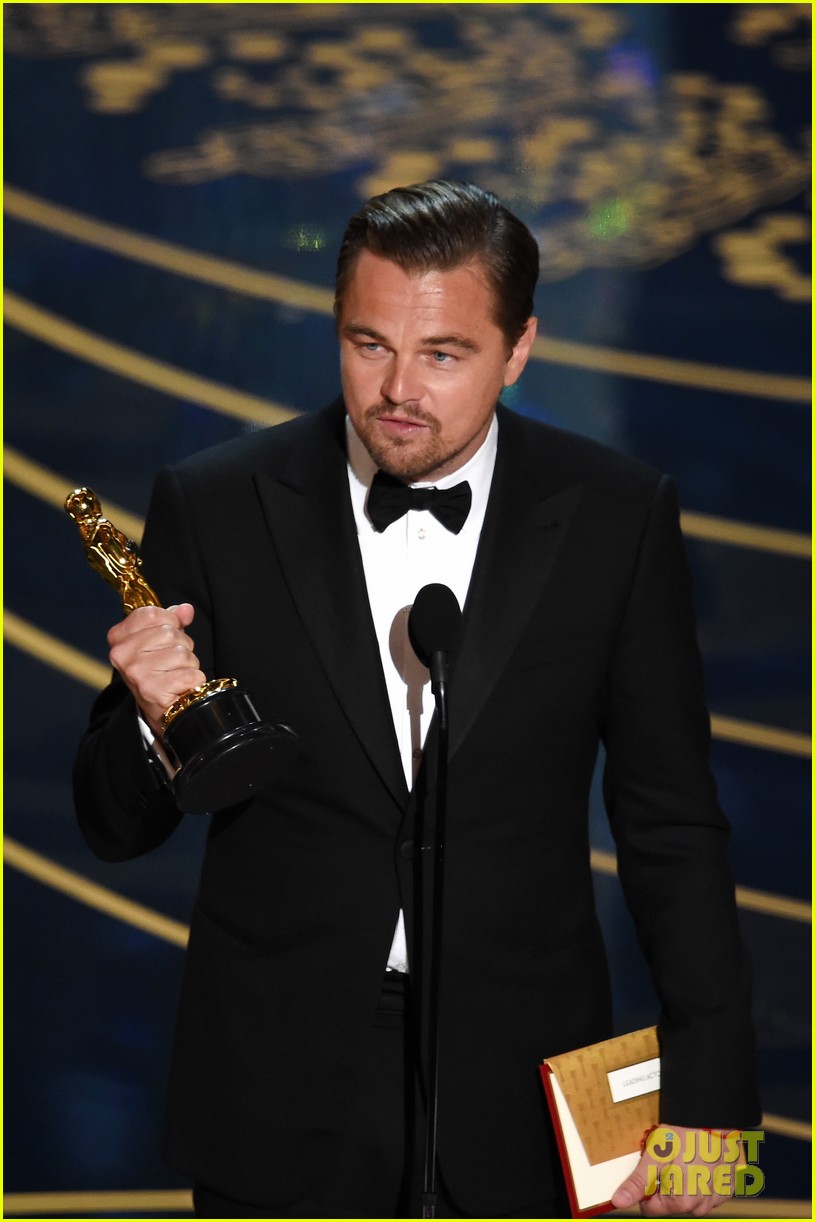 Watch Leonardo Dicaprios Oscars 2016 Acceptance Speech Photo 3592646 Leonardo Dicaprio