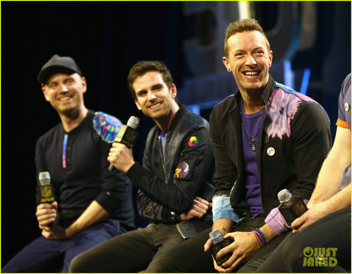 coldplay super bowl 2016 half time press conference 183568911