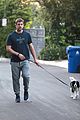 aaron rodgers takes girlfriend olivia munns dog for a walk 06