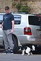 aaron rodgers takes girlfriend olivia munns dog for a walk 13