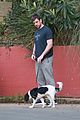 aaron rodgers takes girlfriend olivia munns dog for a walk 14