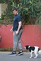 aaron rodgers takes girlfriend olivia munns dog for a walk 16