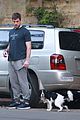 aaron rodgers takes girlfriend olivia munns dog for a walk 18