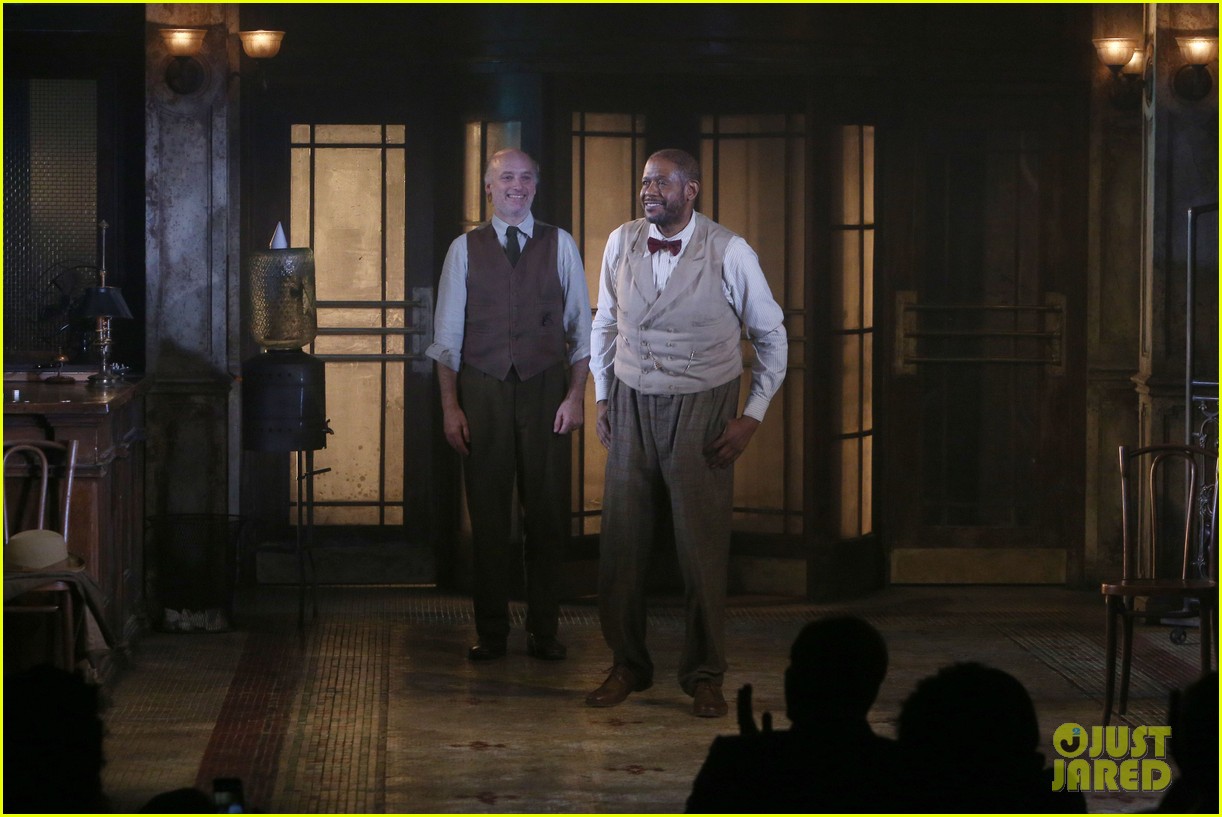 forest whitaker makes his broadway debut at hughie opening night 073589437