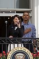 idina menzel sings national anthem at white house easter egg roll 03