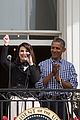 idina menzel sings national anthem at white house easter egg roll 11