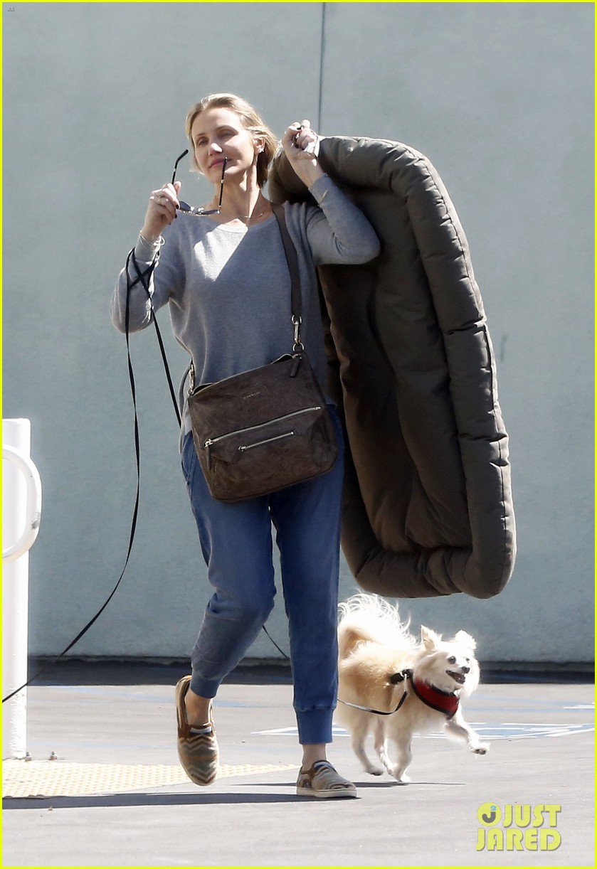 Photo cameron diaz petco pup dog bed 02 Photo 3615389 Just Jared