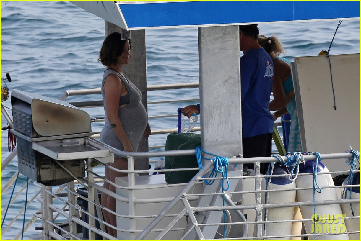 woody harrelson goes snorkeling with pregnant alanis morissette 243598106