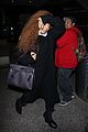 janet jackson rare appearance lax airport 09