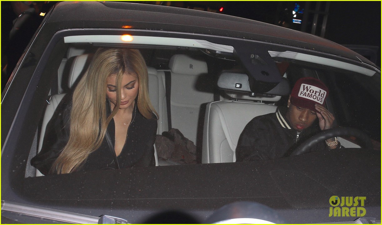 kylie jenner brings friends along for date night with tyga 22