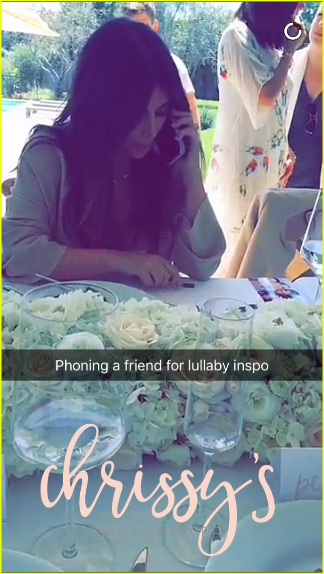 Kim Kardashian & Sisters Team Up for Chrissy Teigen's Baby Shower