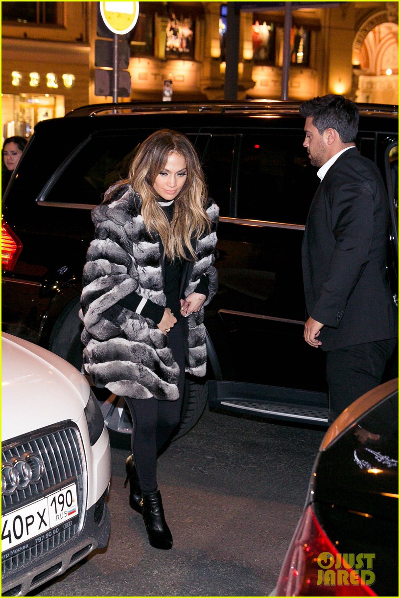 Jennifer Lopez Shops Around Moscow After Singing at Wedding Photo