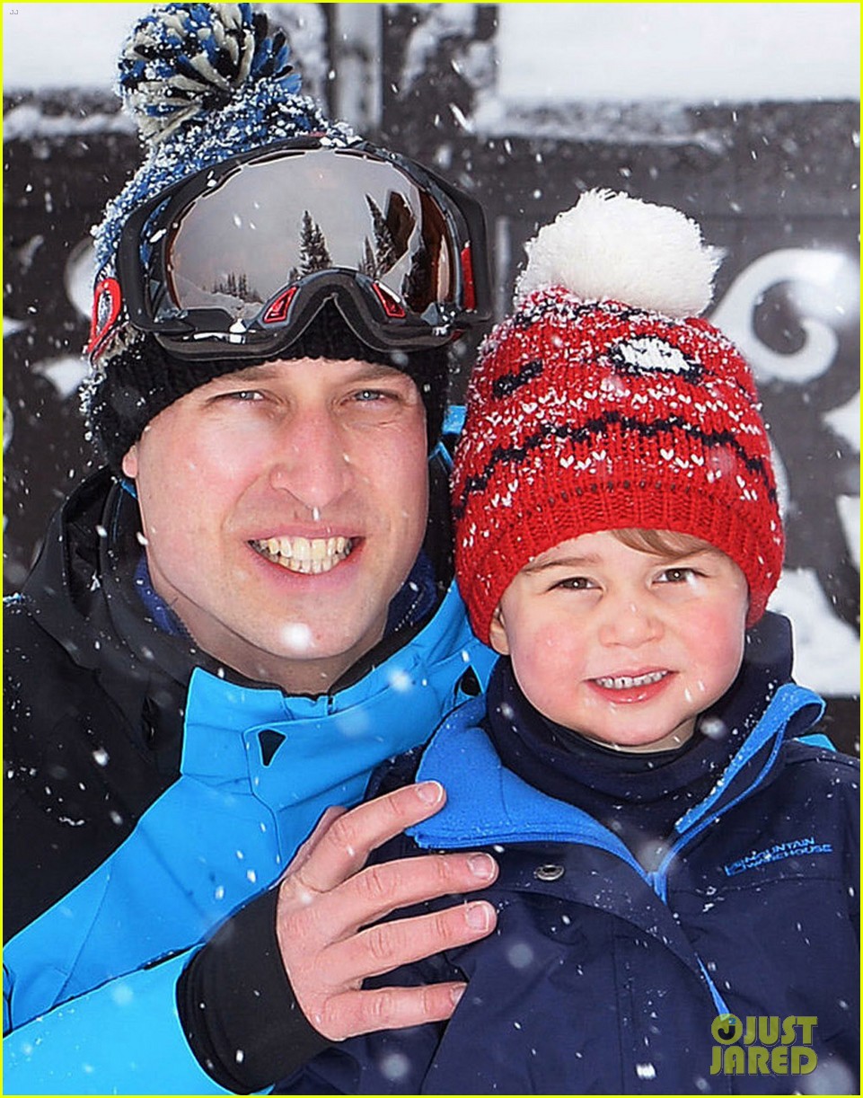 prince william kate middleton family ski trip george charlotte 063599429