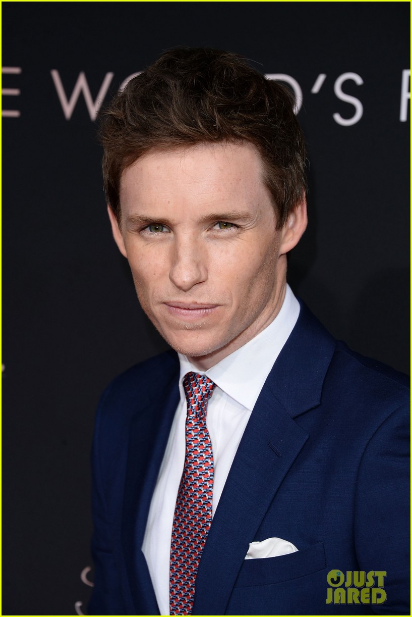 eddie redmayne suits up for omega event with wife hannah 233595479