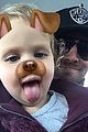 stephen amell tests out snapchat filters with daughter mavi 01
