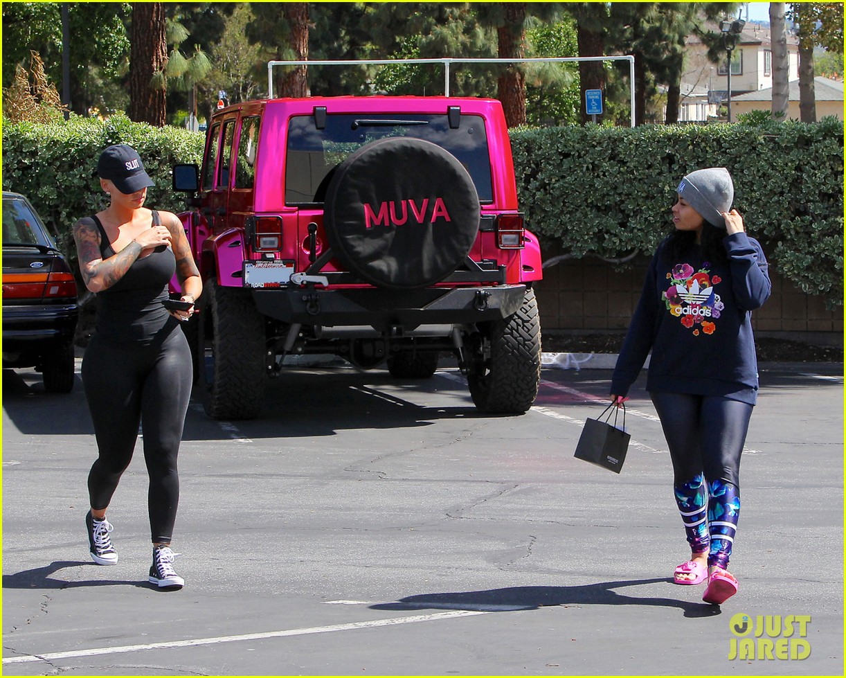 blac chyna and amber rose have a girls day out 223638172