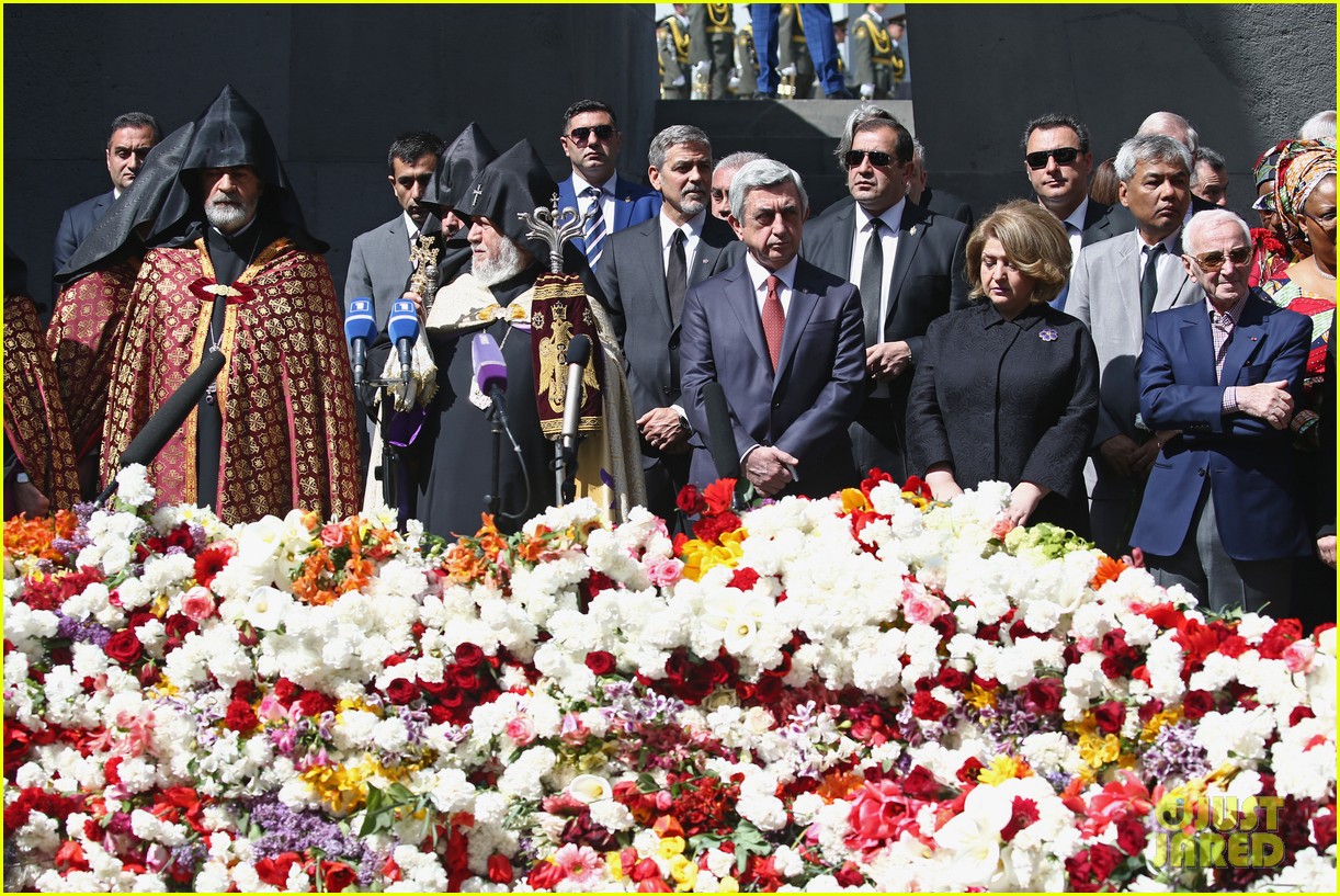 george clooney genocide memorial armenia 173638921