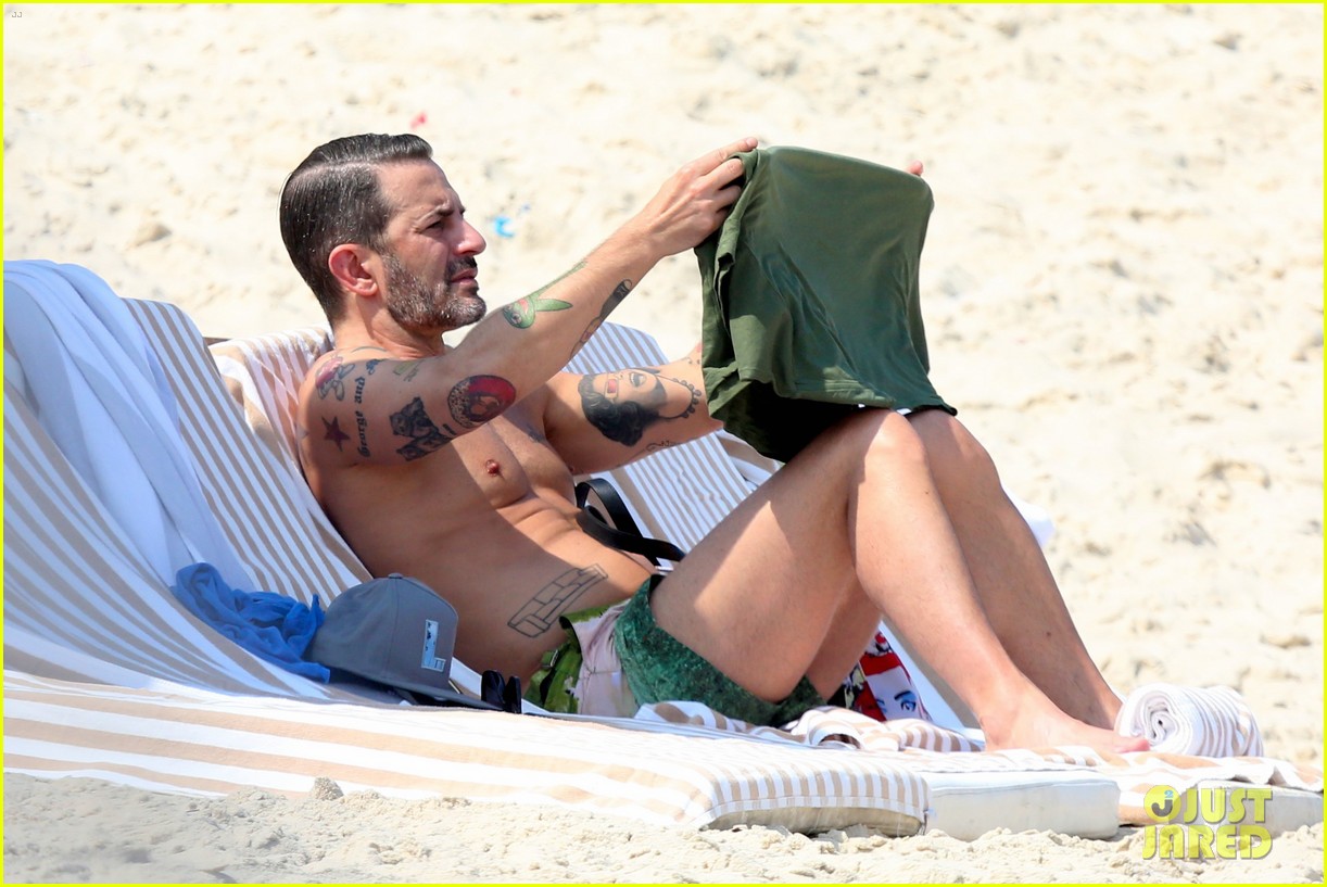 marc jacobs goes shirtless in brazil to celebrate 53rd birthday 25