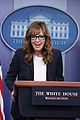 allison janney reprises west wing character in actual white house press room 05