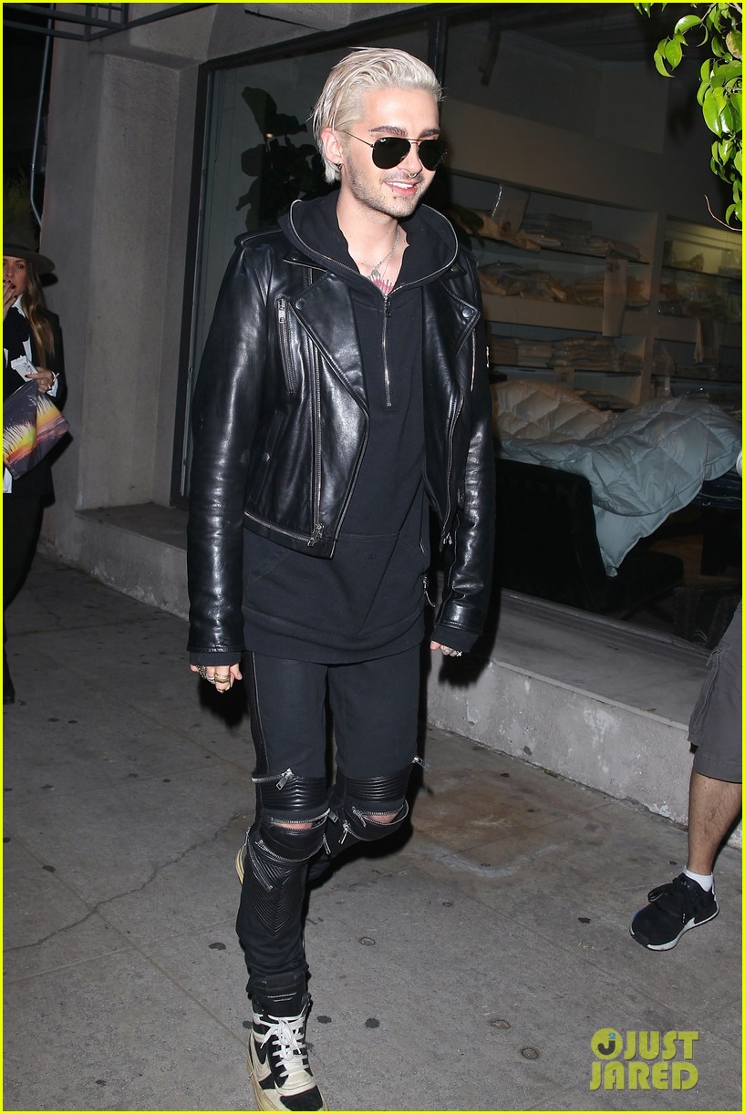 bill kaulitz steps out with freshly bleached hair 053619201
