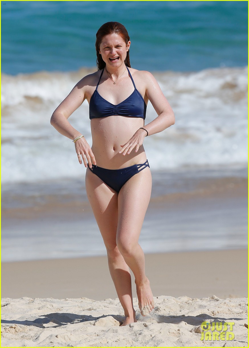 bonnie wright harry potter day on the beach 243631327