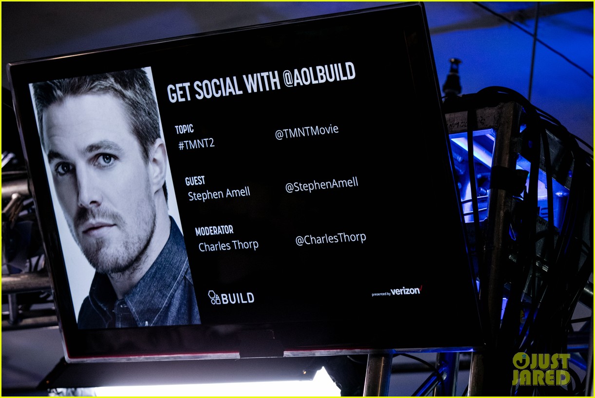 stephen amell aol build series nyc 17