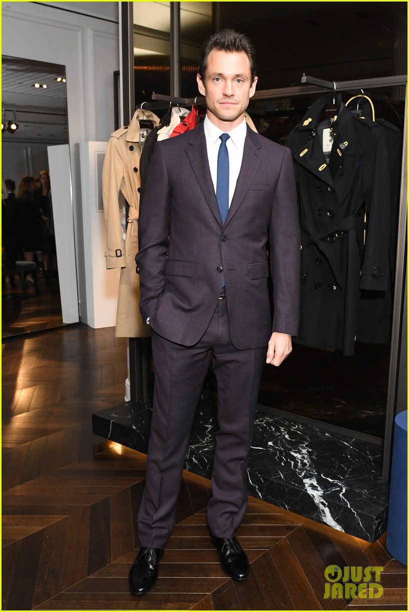claire danes hugh dancy couple up at burberry soho store opening 103647581