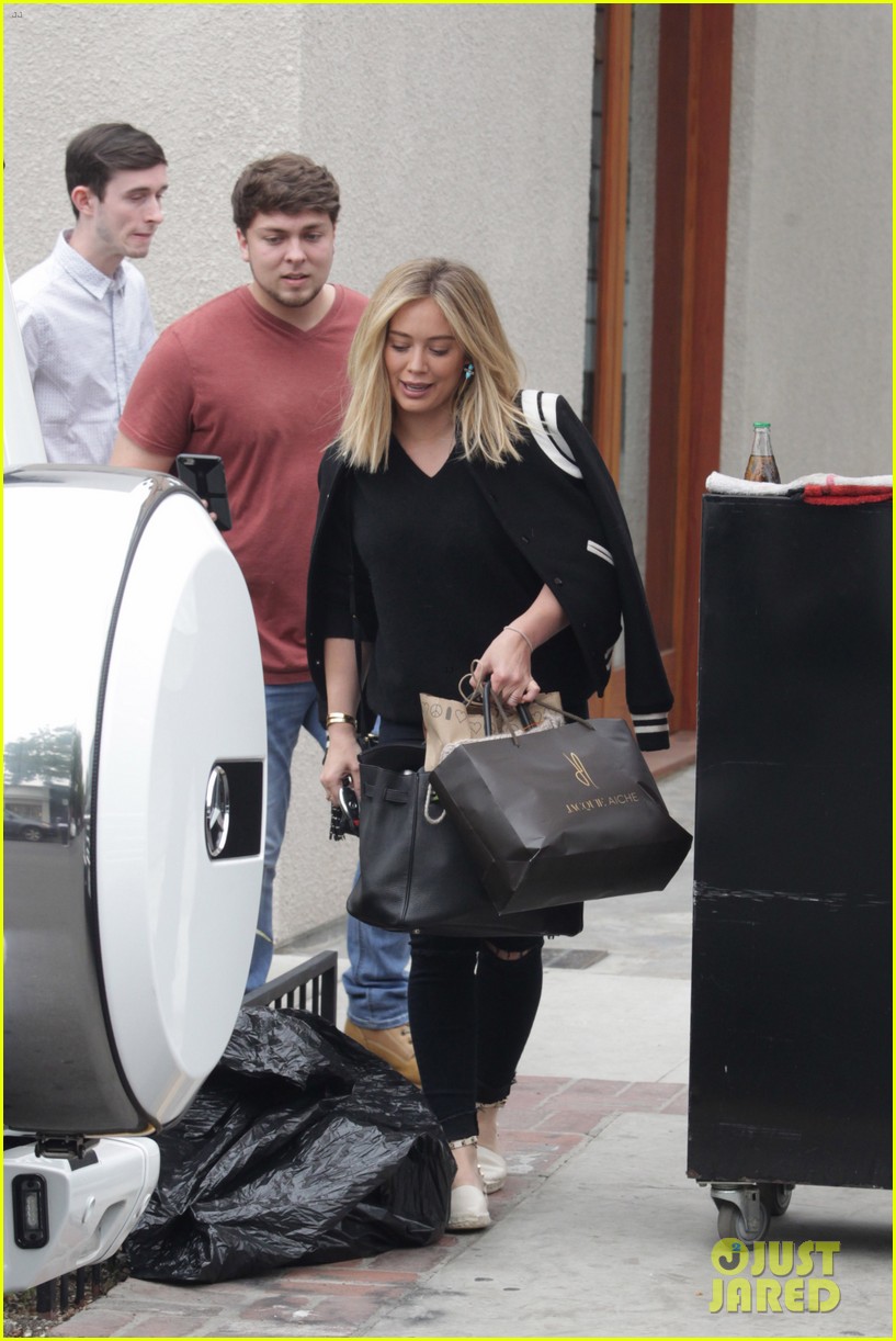 Hilary Duff Spends Mother's Day With Mike Comrie & Son Luca Photo