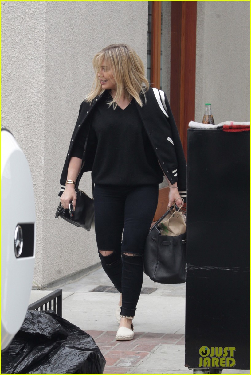 Hilary Duff Spends Mother's Day With Mike Comrie & Son Luca Photo