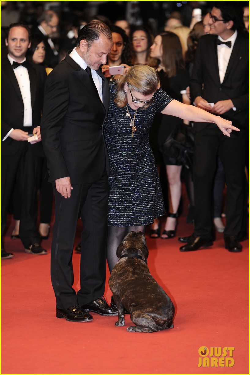 carrie fisher dog spotlight cannes 10