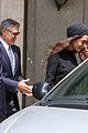 george amal clooney dinner rome italy 12