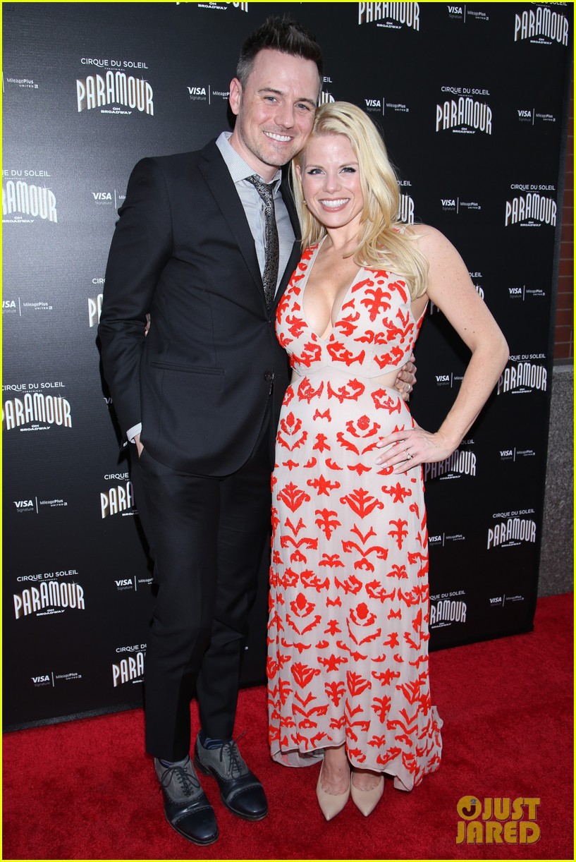 megan hilty colin donnell couple up at cirque du soleils paramour opening night 023666794