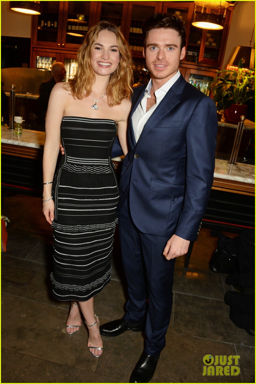 lily james richard madden get support from matt smith at romeo juliet after party 02