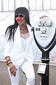 naomi campbell shows her support for red nose day at empire state building 02