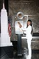 naomi campbell shows her support for red nose day at empire state building 09